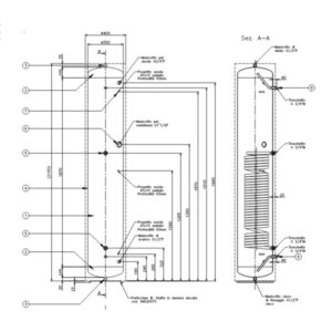 Boiler din inox slim